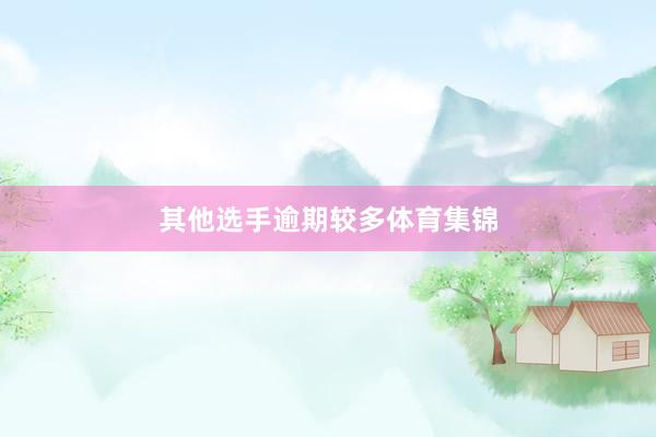 其他选手逾期较多体育集锦