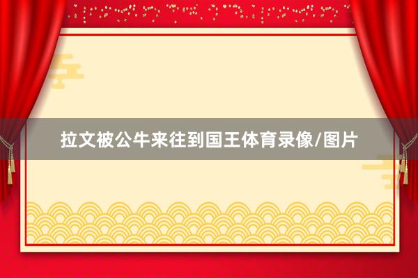 拉文被公牛来往到国王体育录像/图片