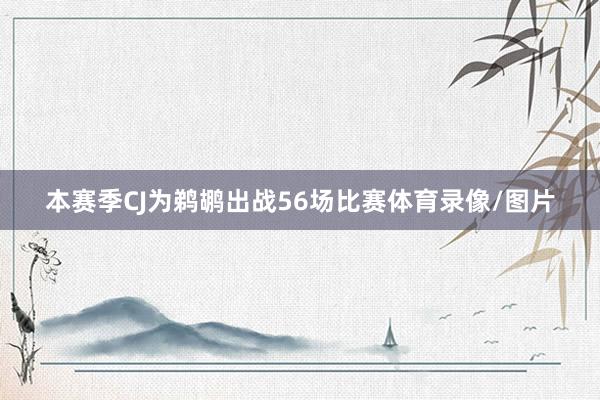 本赛季CJ为鹈鹕出战56场比赛体育录像/图片