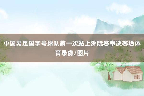 中国男足国字号球队第一次站上洲际赛事决赛场体育录像/图片