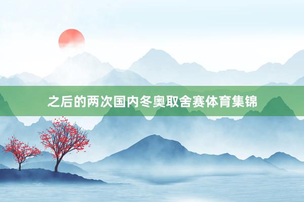 之后的两次国内冬奥取舍赛体育集锦