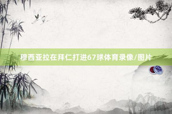 穆西亚拉在拜仁打进67球体育录像/图片