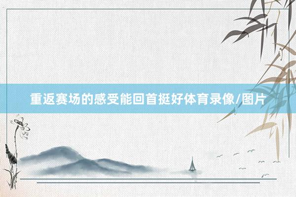 重返赛场的感受能回首挺好体育录像/图片