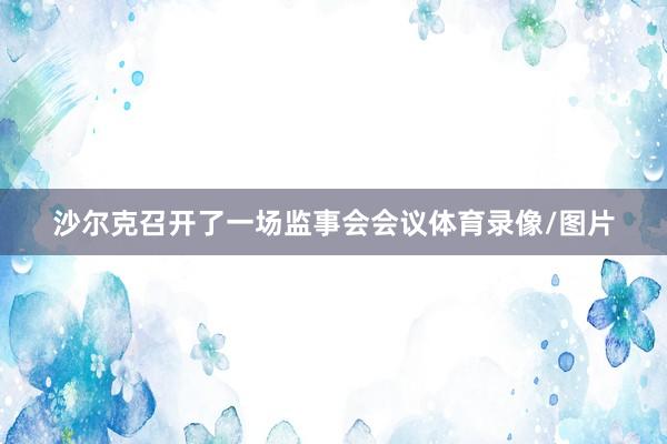 沙尔克召开了一场监事会会议体育录像/图片