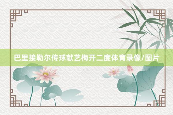 巴里接勒尔传球献艺梅开二度体育录像/图片