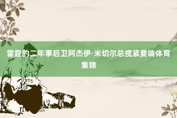 雷霆的二年事后卫阿杰伊·米切尔总揽紧要端体育集锦